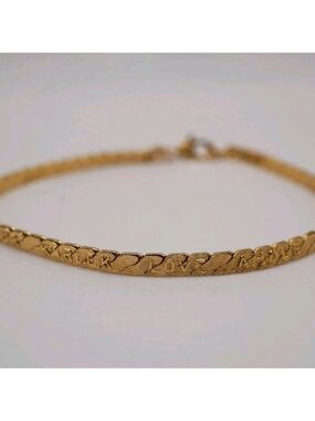 Elegant Plated  Gold Love Languages Everyday 7.25in Bracelet Unique Casual